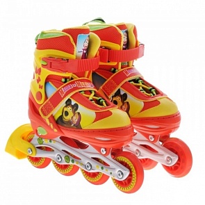 Ролики раздвижные «Маша и Медведь», размер 30-33, 2 в 1 (Next, MASHA-AND-BEAR (30-33)sim)